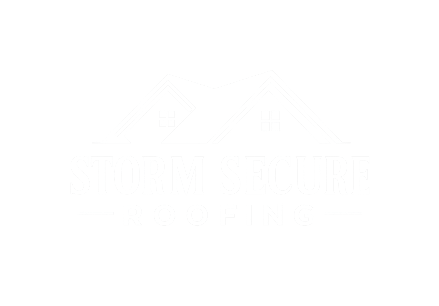 storm secure roofing logo white